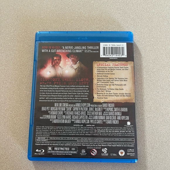 Bundle 3 DVDs for $12! Pre Owned Seven DVD Movie - Picture 4 of 5